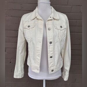 J.Brand  Ivory cotton denim jacket S